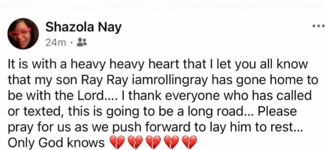 Shazola Nay Facebook post