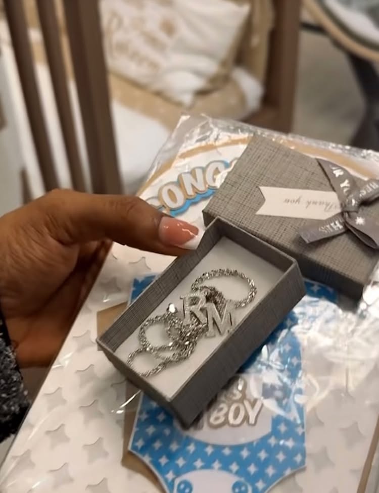 Fans gift Priscilla, Juma Jux's baby 18 karat gold on naming ceremony