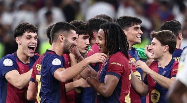 10-Man Barcelona Come From Behind To Beat Real Madrid In Spanish Super Cup Final 