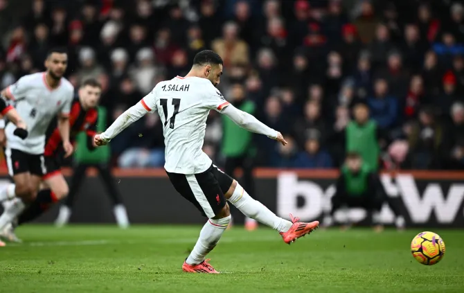 Bournemouth vs Liverpool: Salah’s double secures 2-0 victory for Reds