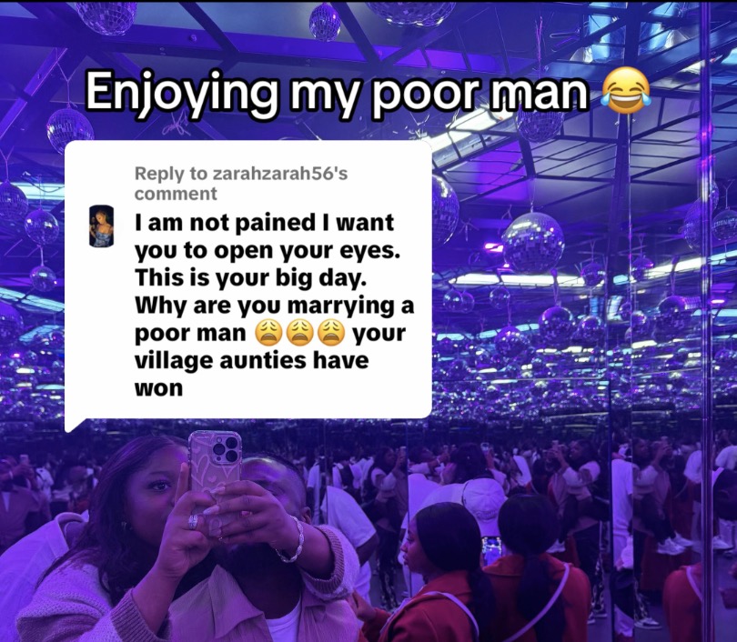 UK-based Nigerian lady transforms living room into wedding reception