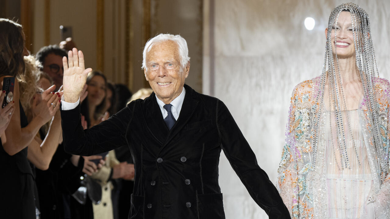 Italian fashion designer, Giorgio Armani, goes to 91