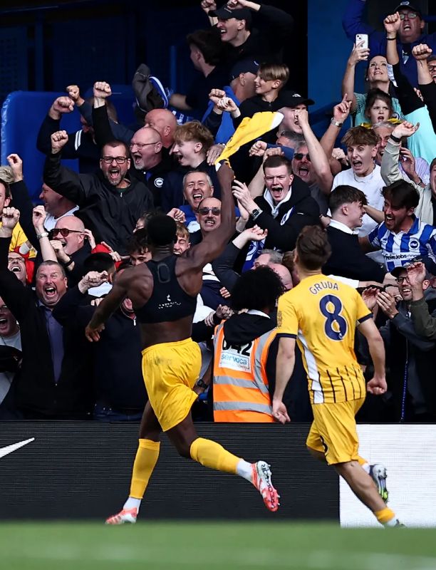 Brighton 3-1 Chelsea: Welbeck double seals comeback win go Seagulls