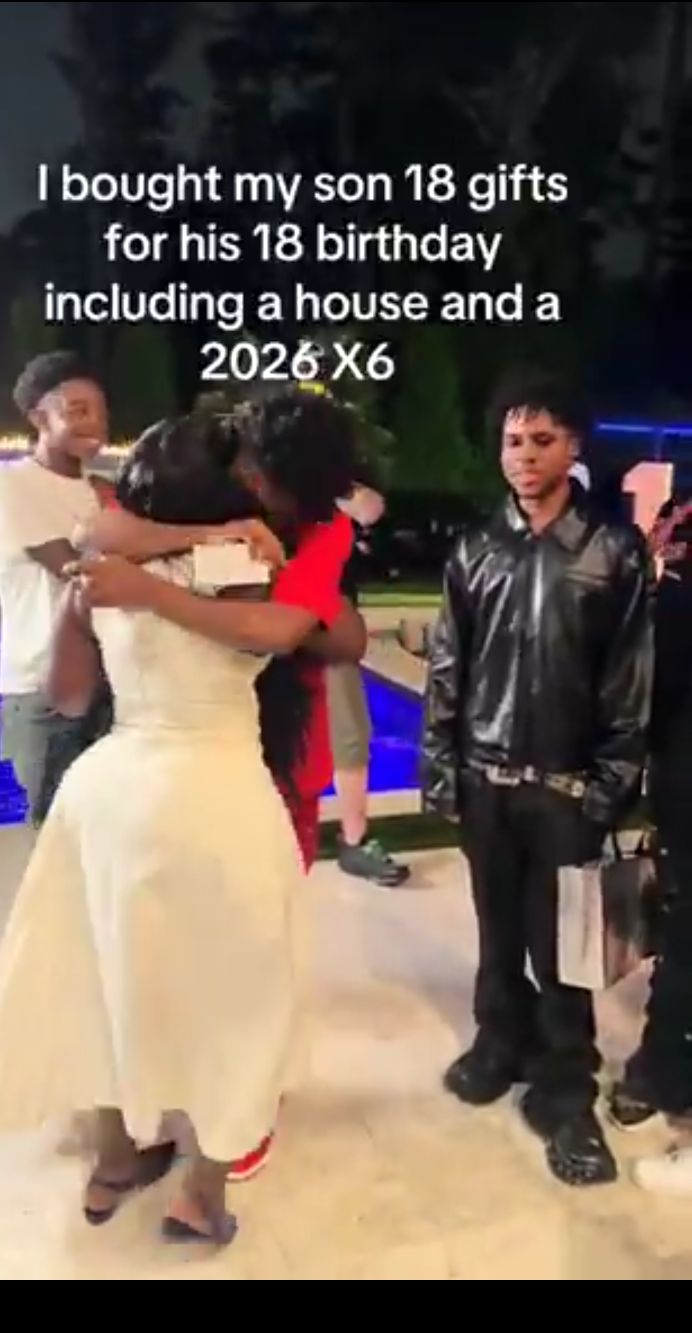 Mother buys son 18 lavish gifts for his 18th birthday, including a house and luxury car