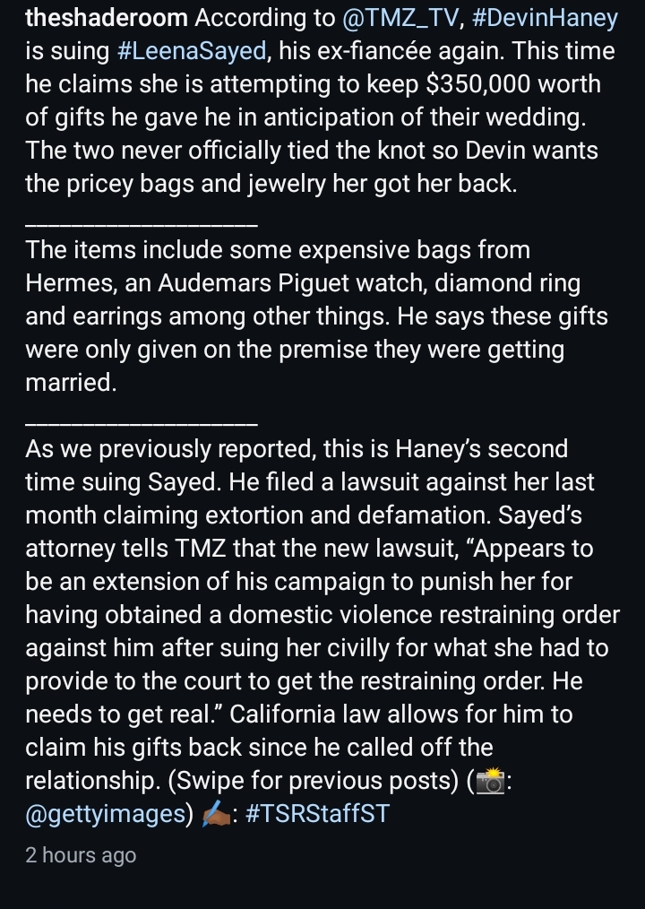 Boxing star, Devin Haney sues ex-fiancee, demands return of  0,000 worth of bags and jewelry