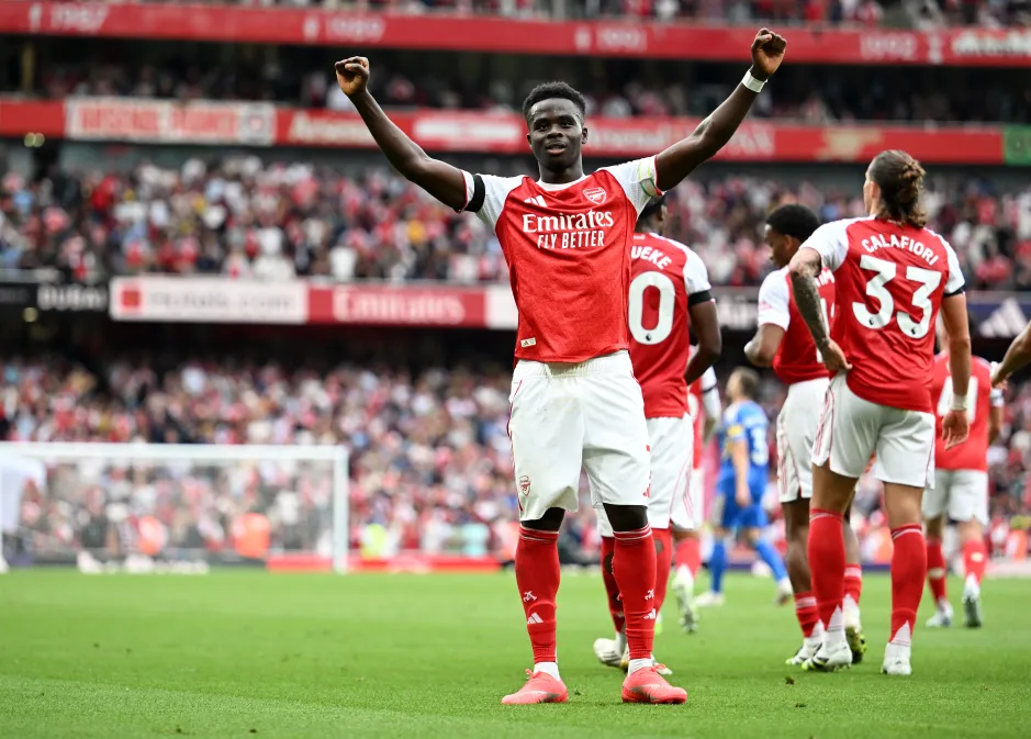 Saka returns to training ahead of Arsenal vs Man City clash