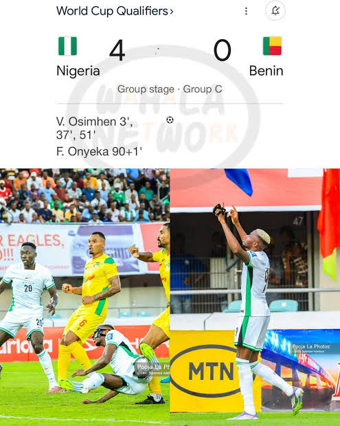 Road to 2026: How Nigeria can still qualify for world cup after 4-0 win