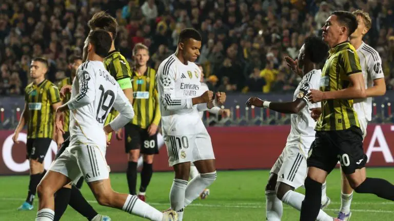 UCL: Mbappé bags hat-trick as Real Madrid thrash Kairat Almaty 5-0