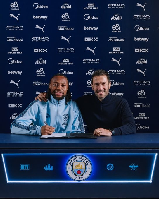 OFFICIAL: Antonie Semenyo joins Man City and wears number 42